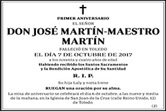 José Martín-Maestro Martín